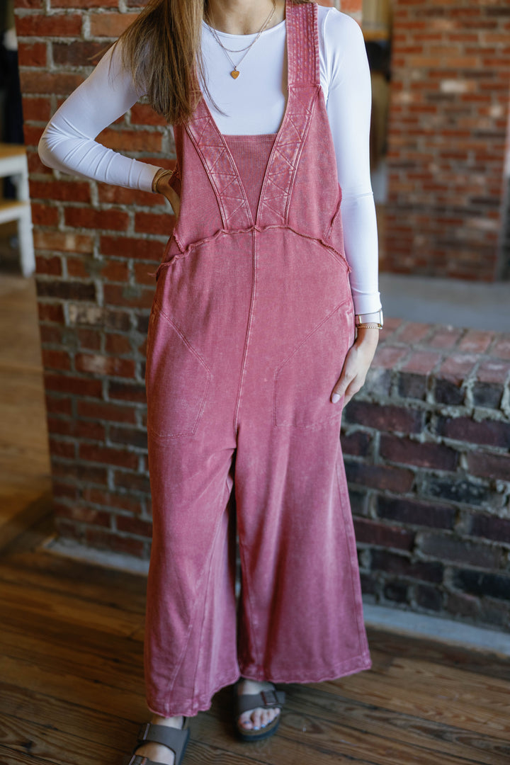 Sydney Jumpsuit - Raspberry