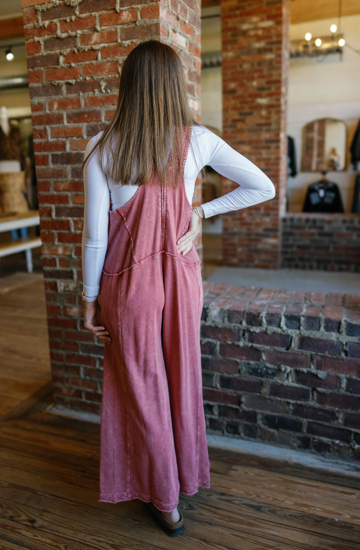 Sydney Jumpsuit - Raspberry