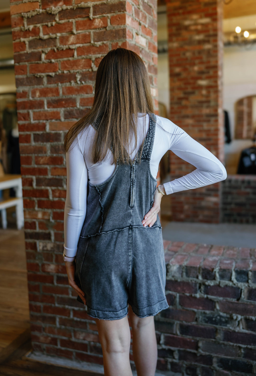 Savannah Romper - Black