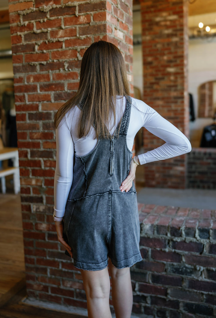 Savannah Romper - Black