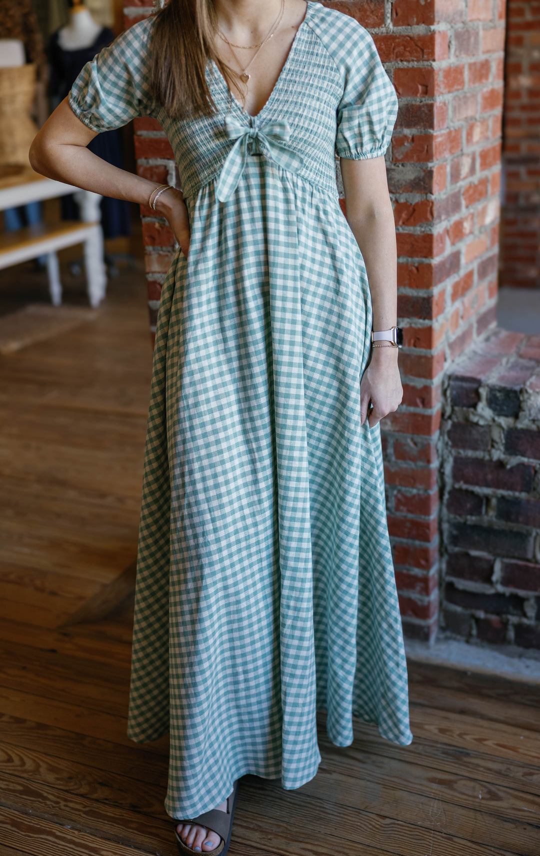 Lily Maxi Dress - Mint