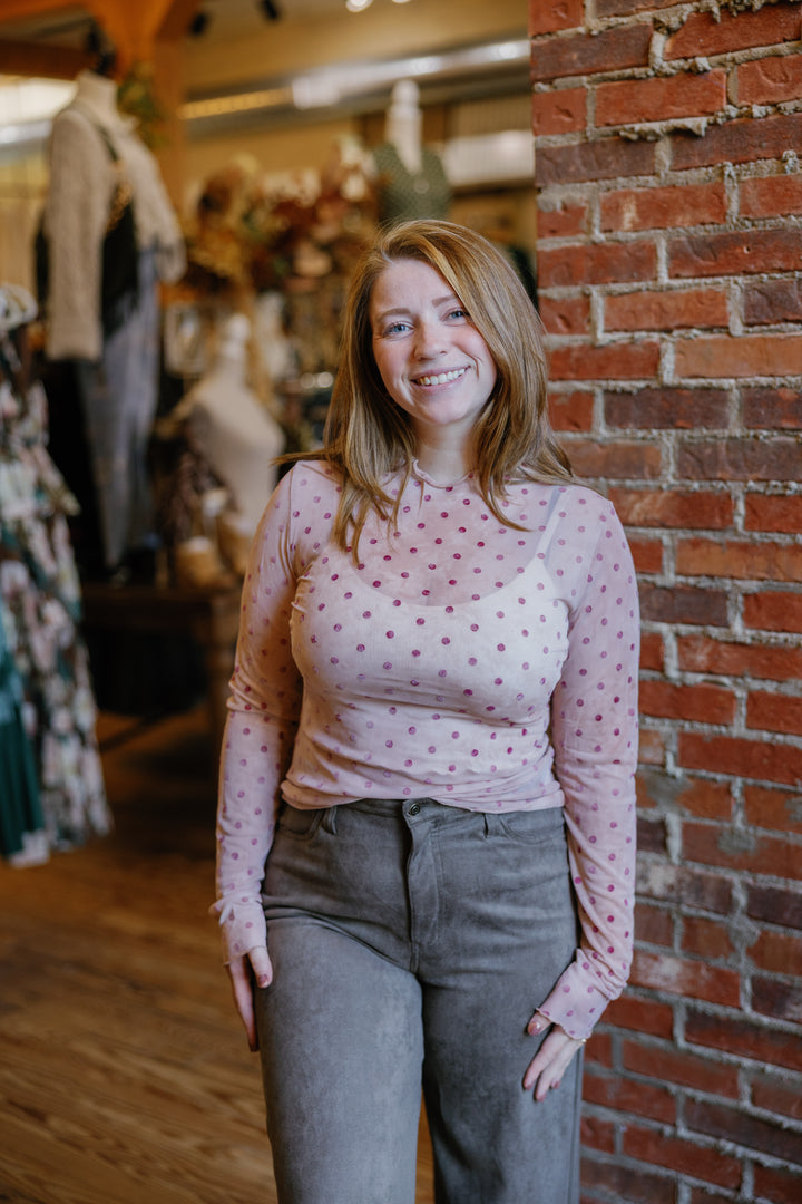 Gracie Top - Peach