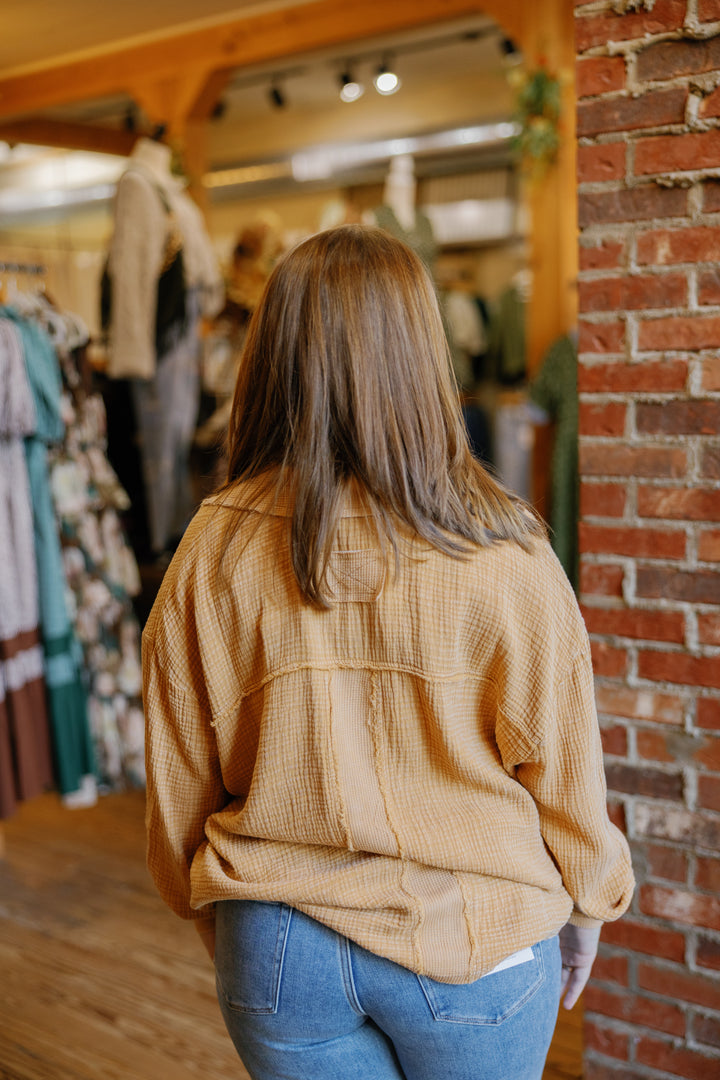 Malina Top - Mustard
