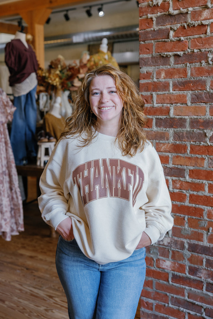 Thankful Corded Pullover