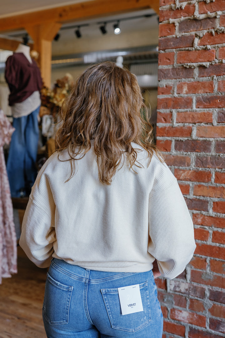 Thankful Corded Pullover