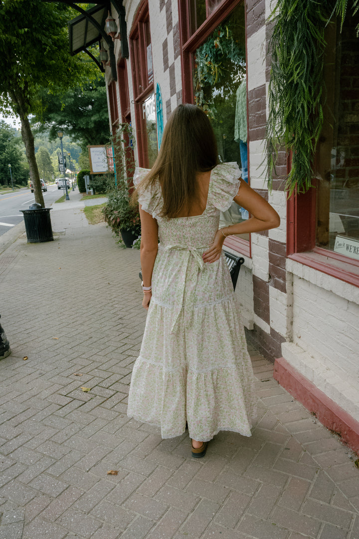 Megan Midi Dress - Pink