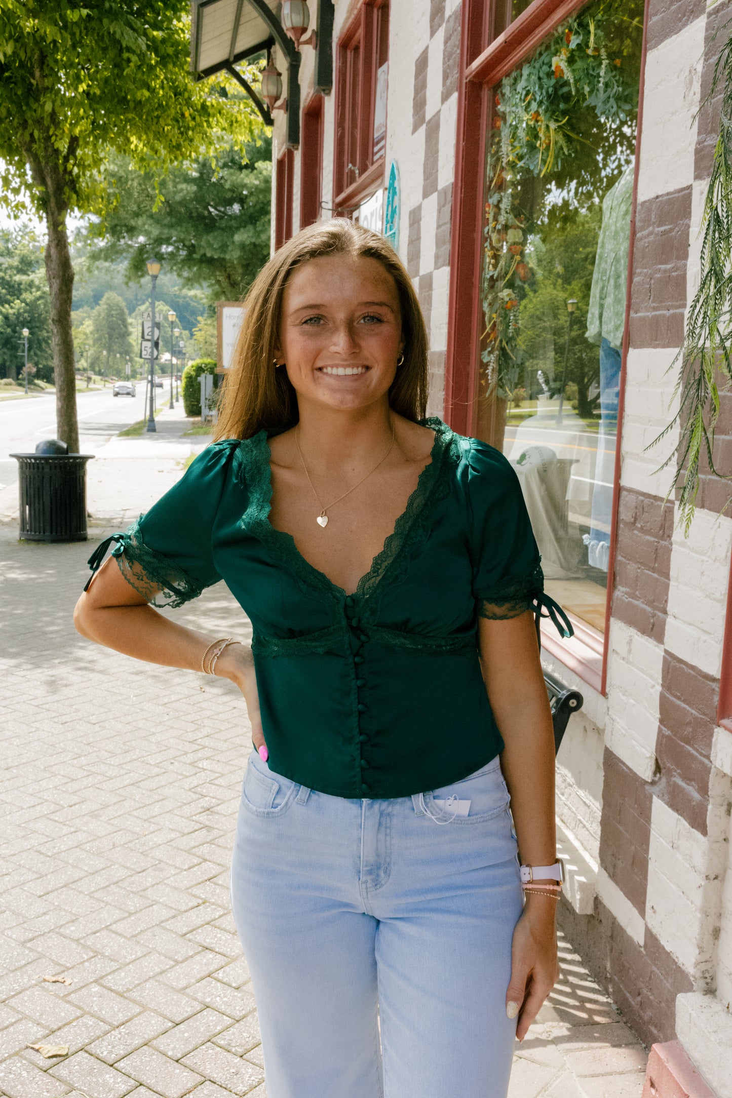 Kerri Top - Hunter Green