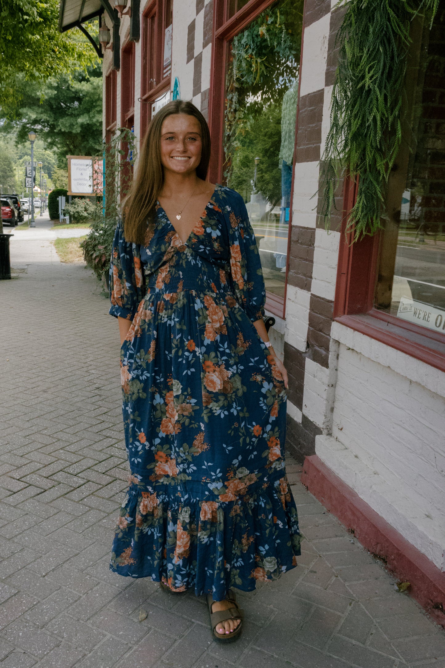 Audrie Midi Dress - Teal