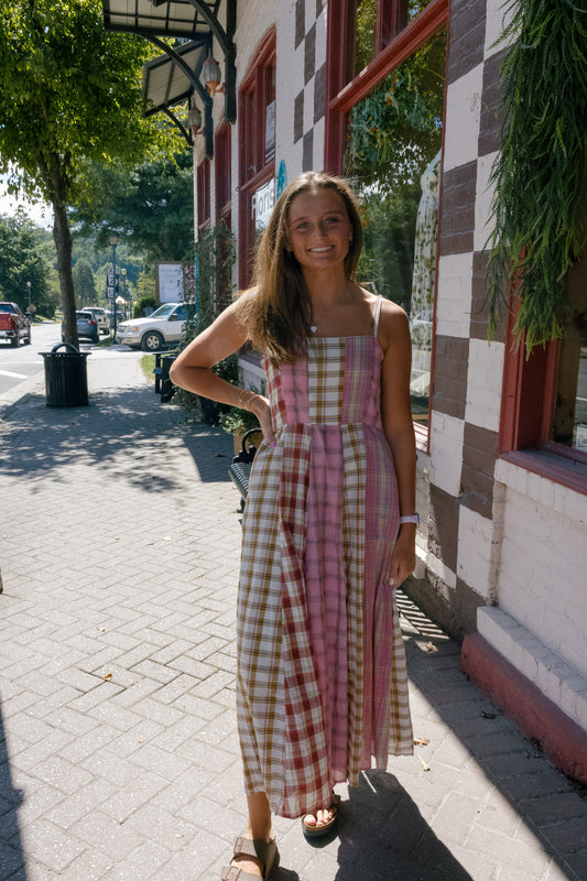 Freya Midi Dress - Pink