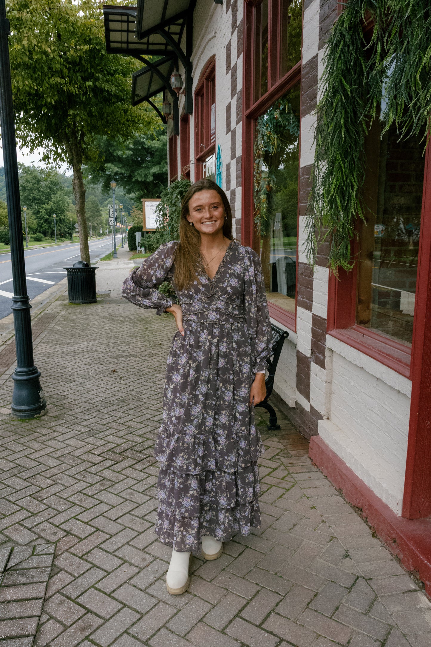 Madeline Midi Dress -Mocha