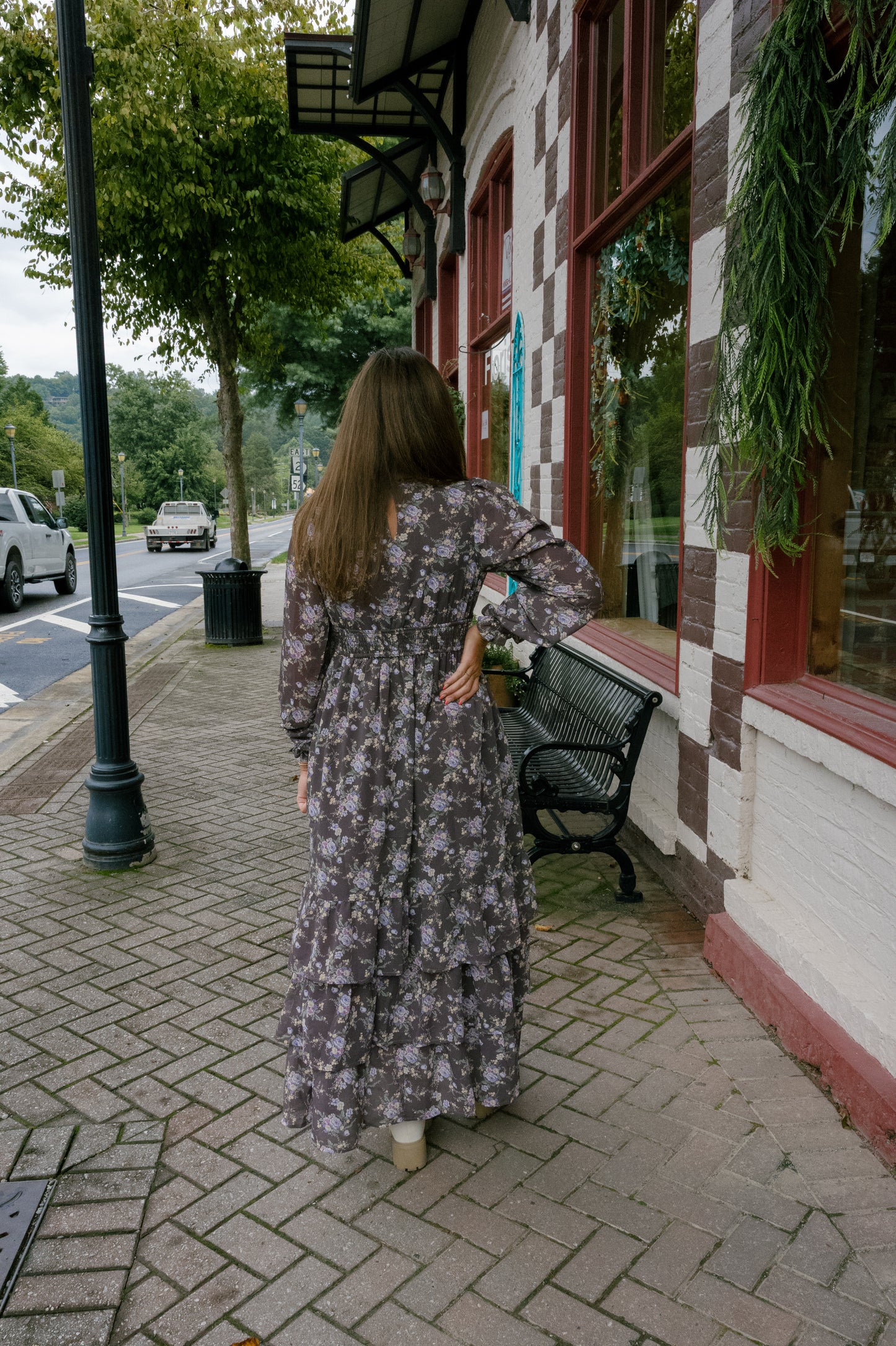Madeline Midi Dress -Mocha