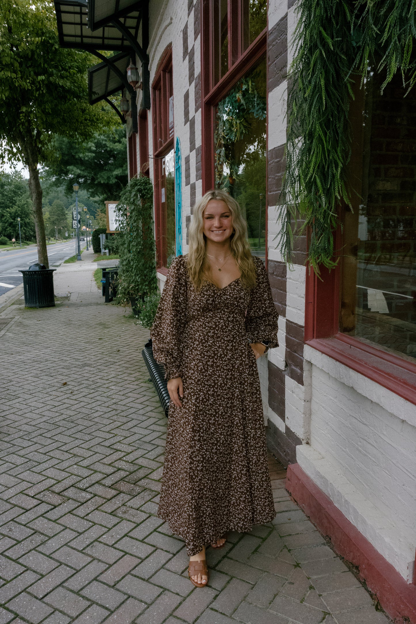 Piper Midi Dress - Mocha