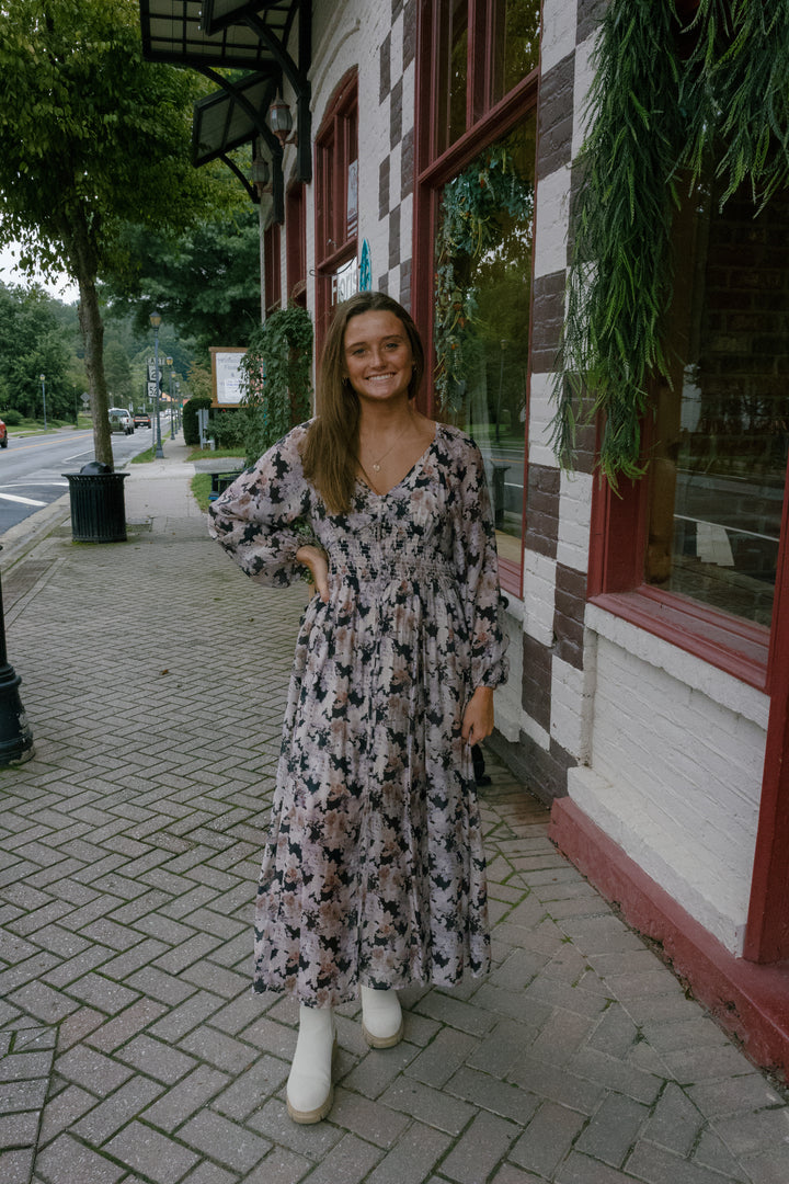 Lucy Midi Dress - Midnight