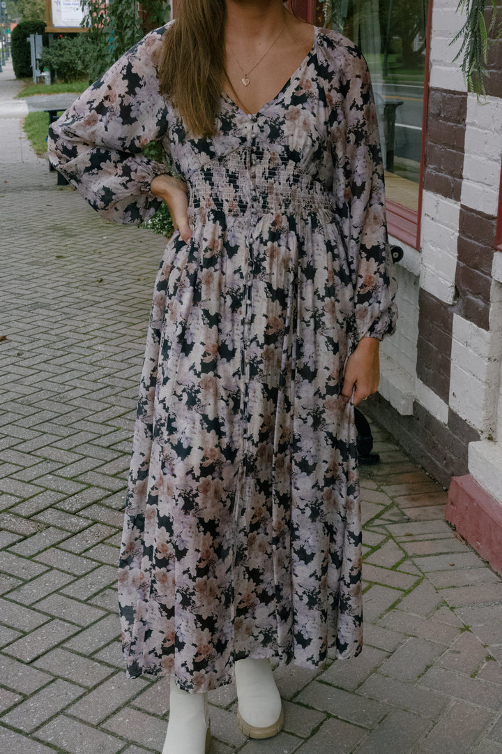 Lucy Midi Dress - Midnight