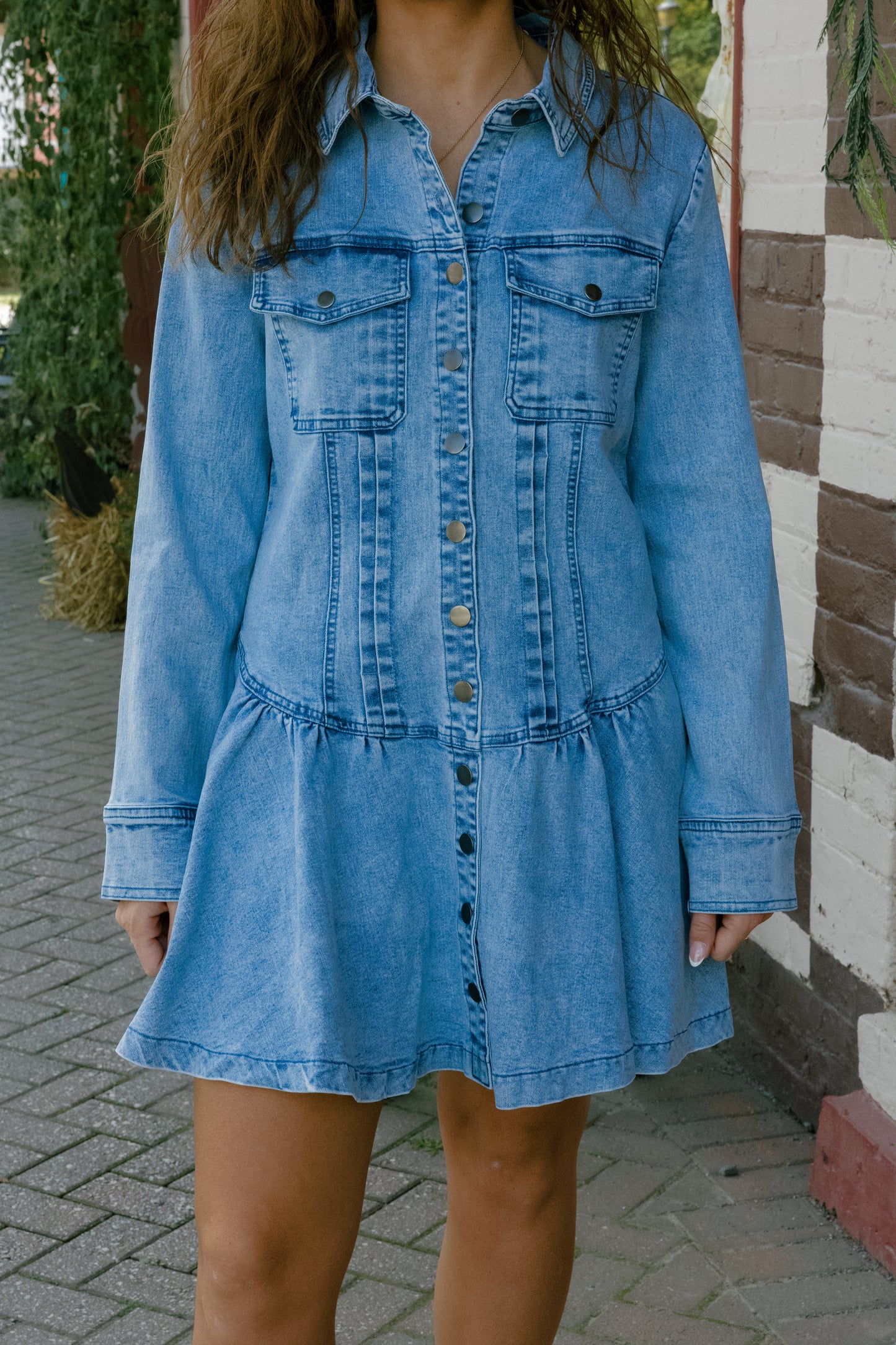 Halsie Denim Dress