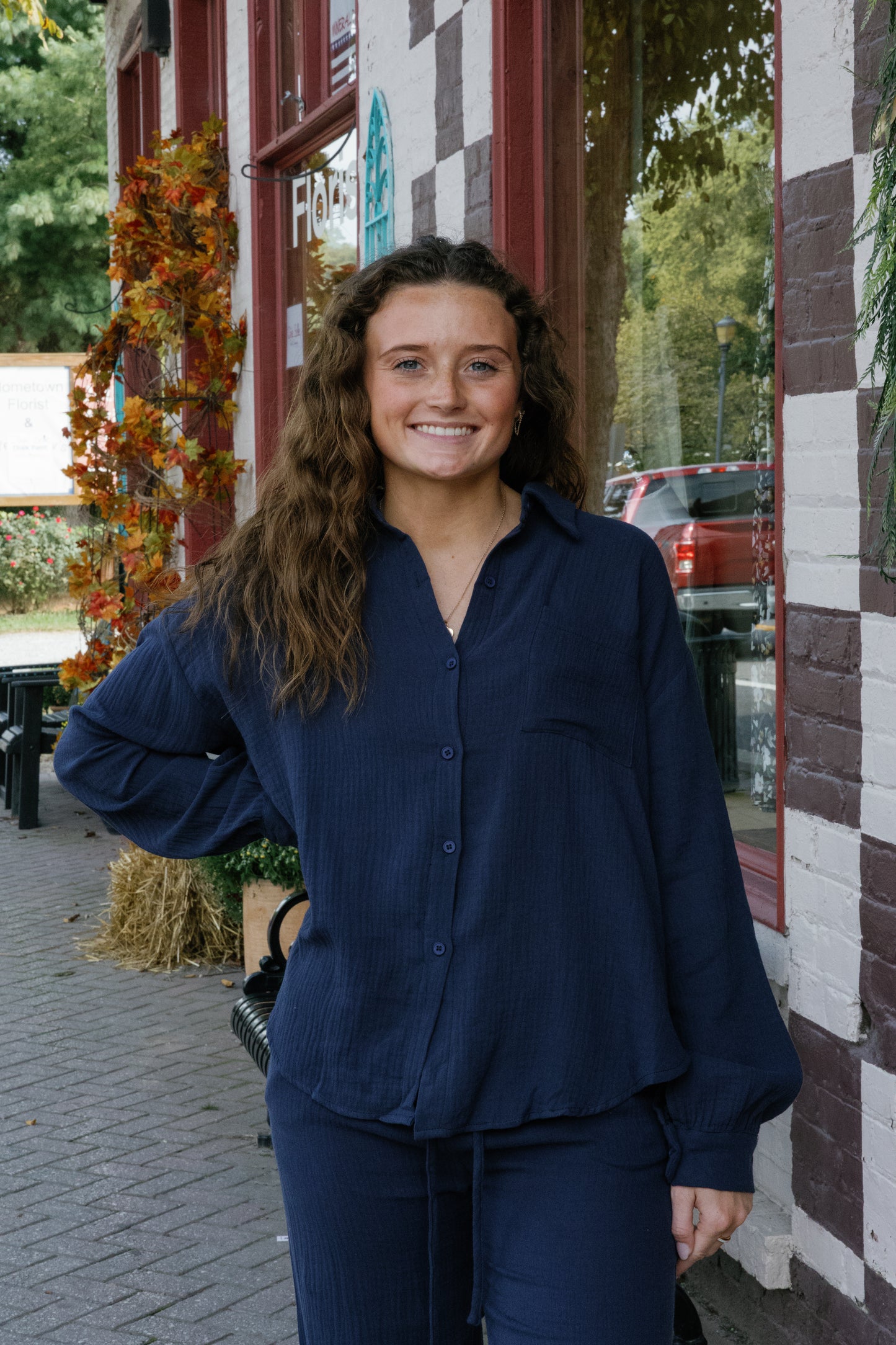 Lillie Top - Navy