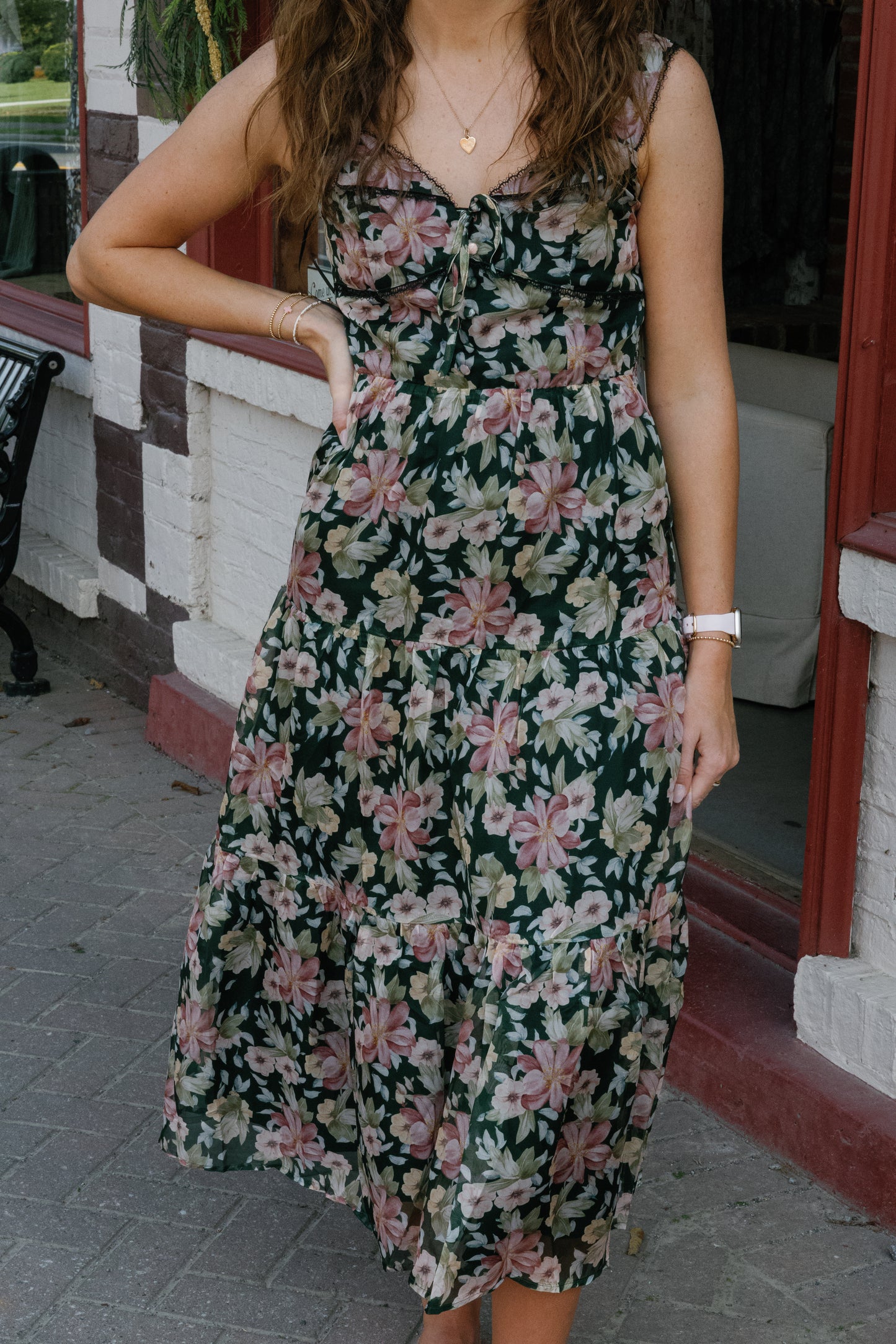 Lacy Midi Dress