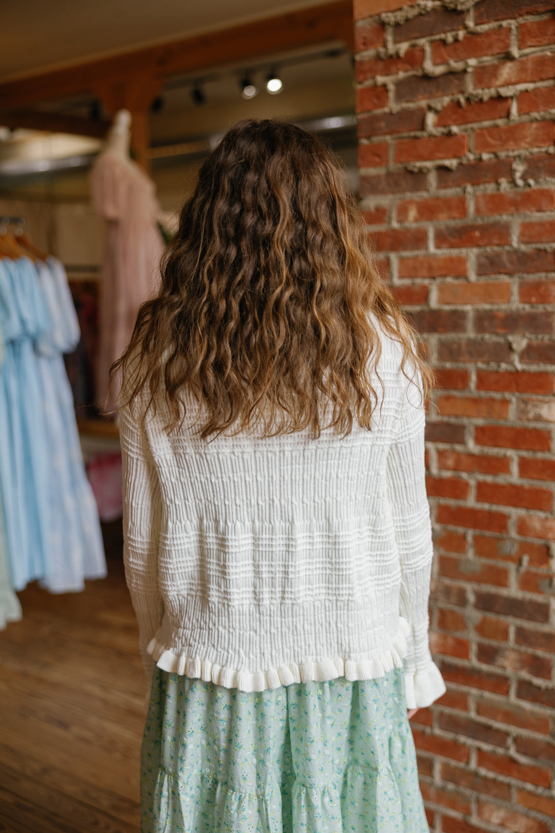 Brooke Ruffle Cardigan
