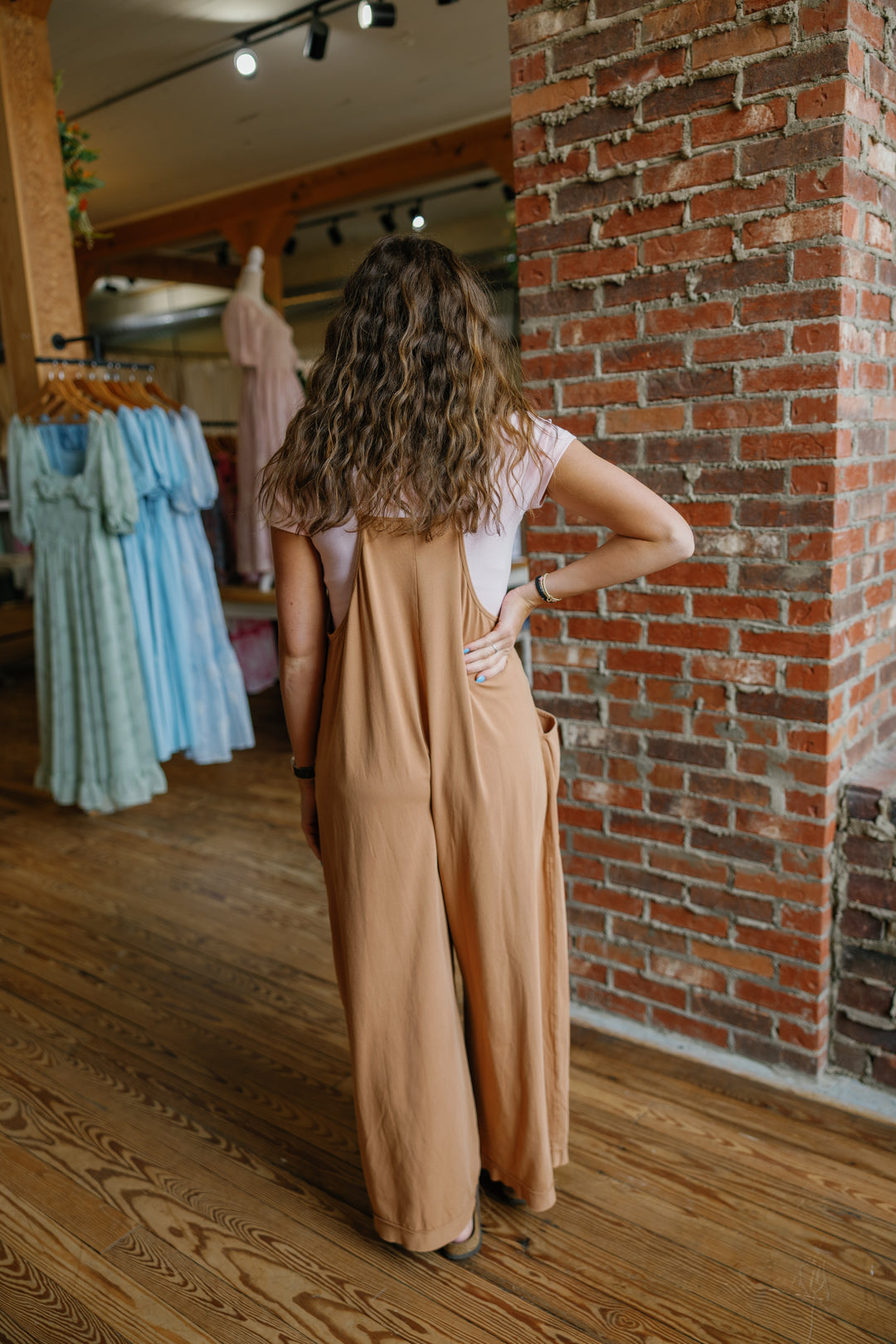 Ava Jumpsuit - Almond