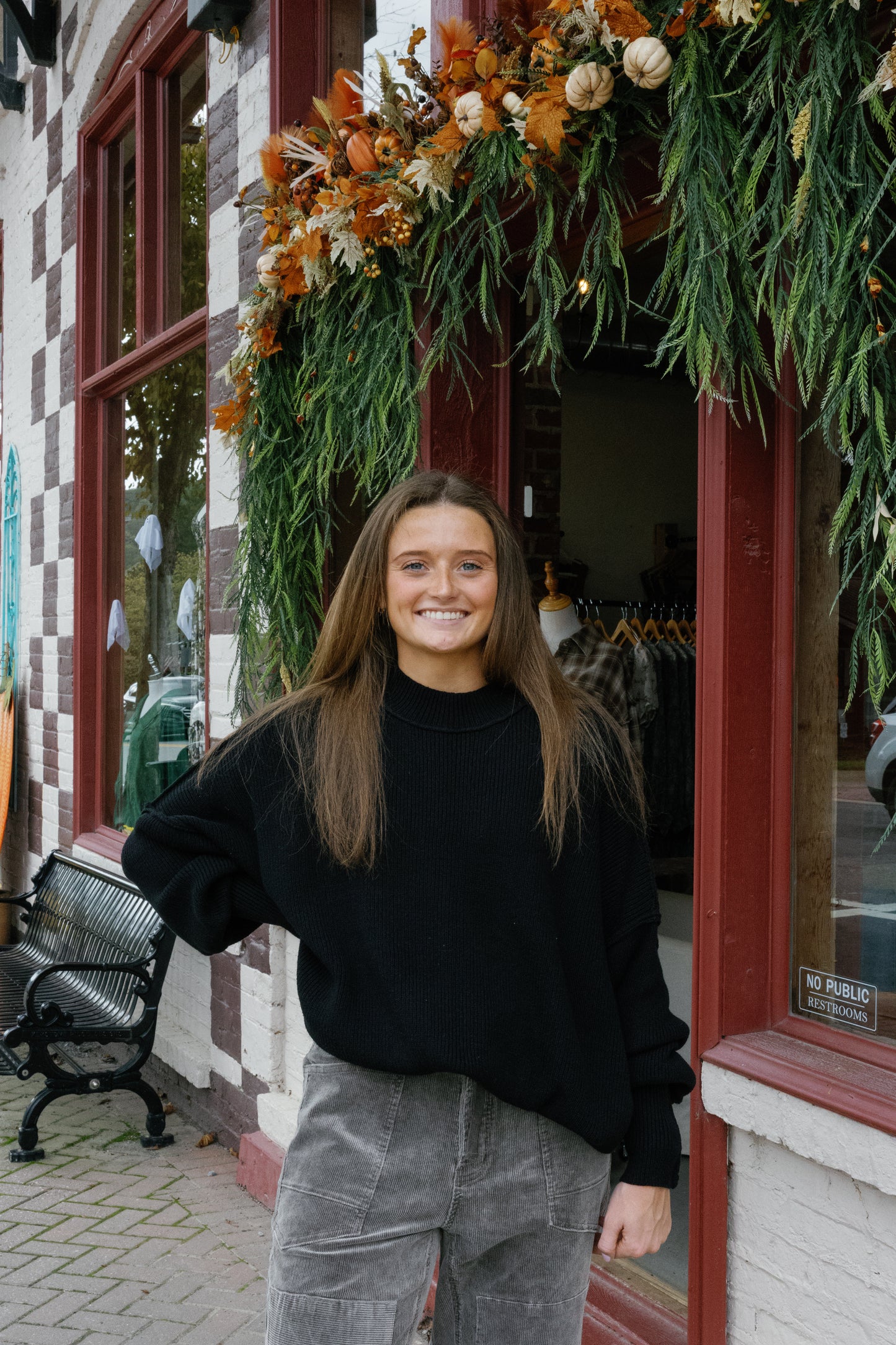 Amber Oversized Sweater - Black
