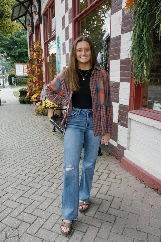Jess Slim Wide Jeans