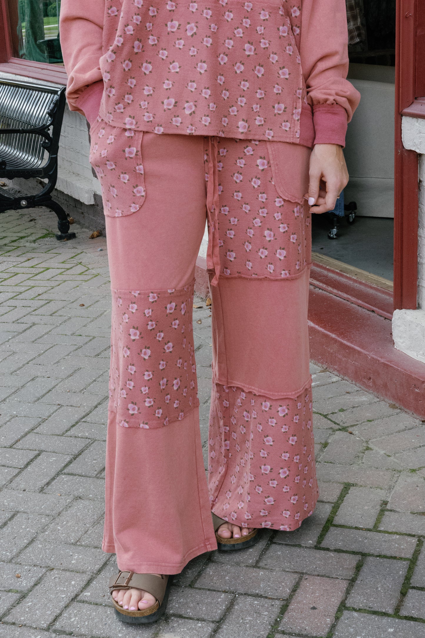 Maddie Pants - Dried Rose