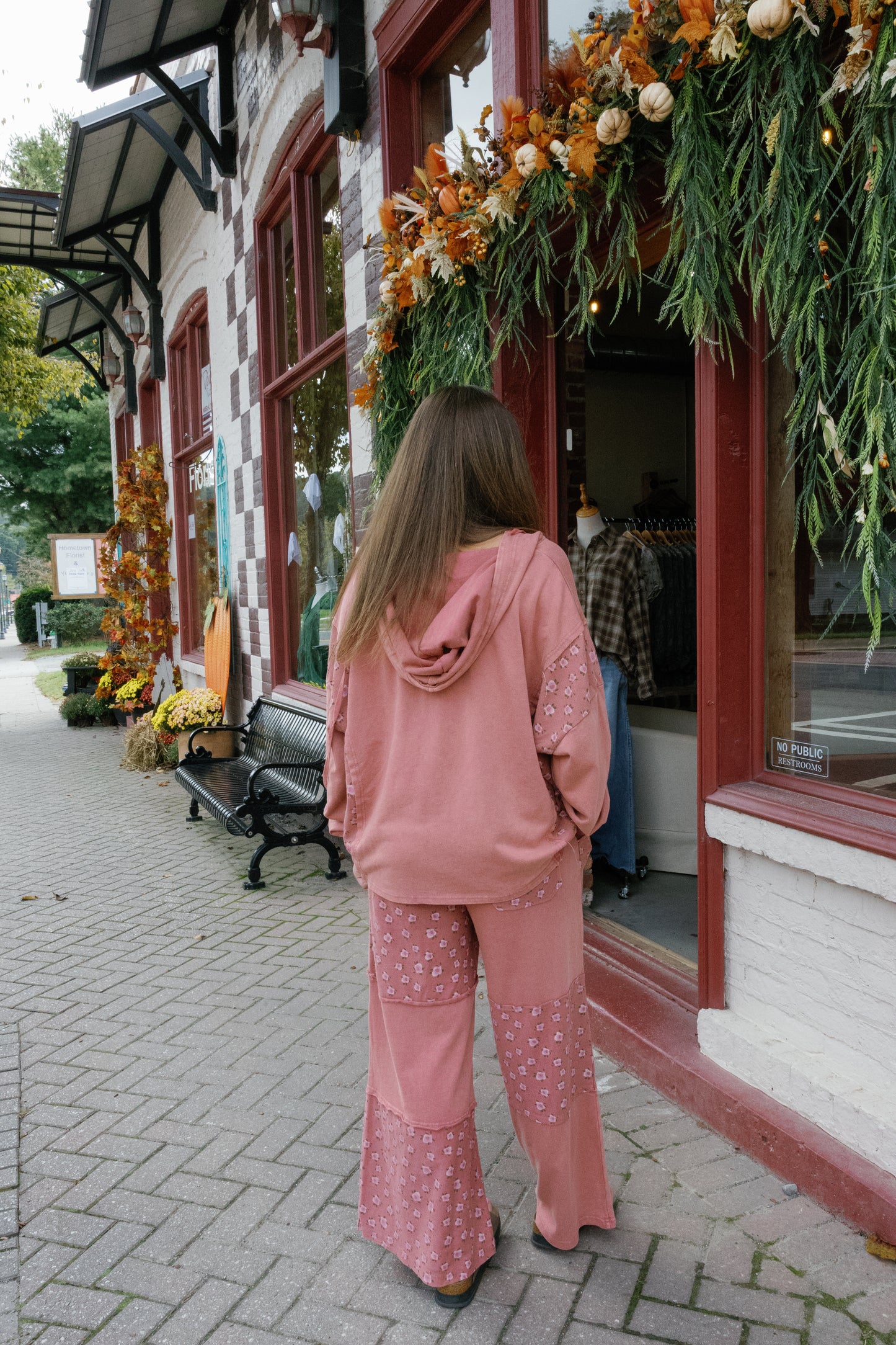 Maddie Pants - Dried Rose