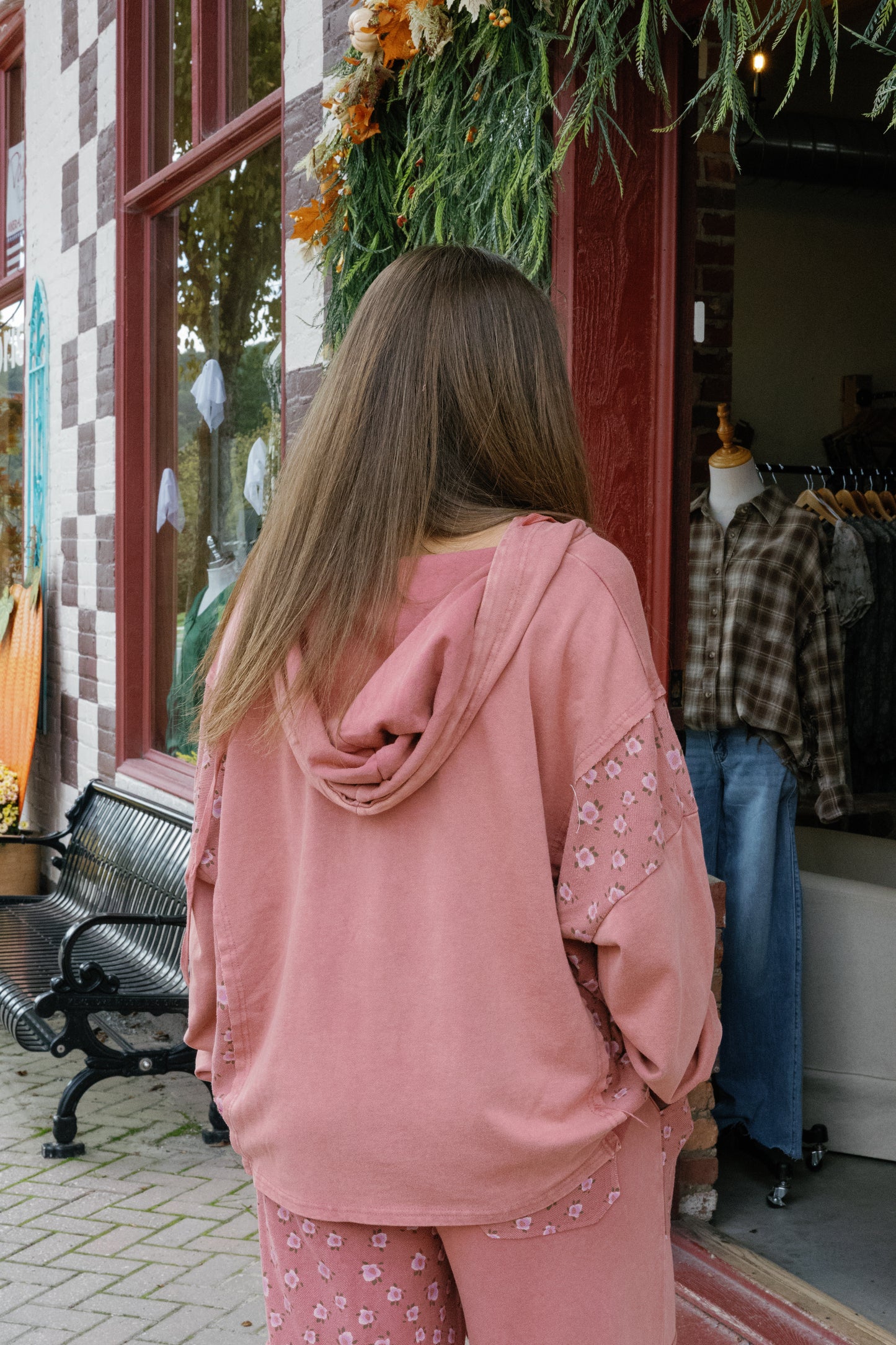 Maddie Top - Dried Rose