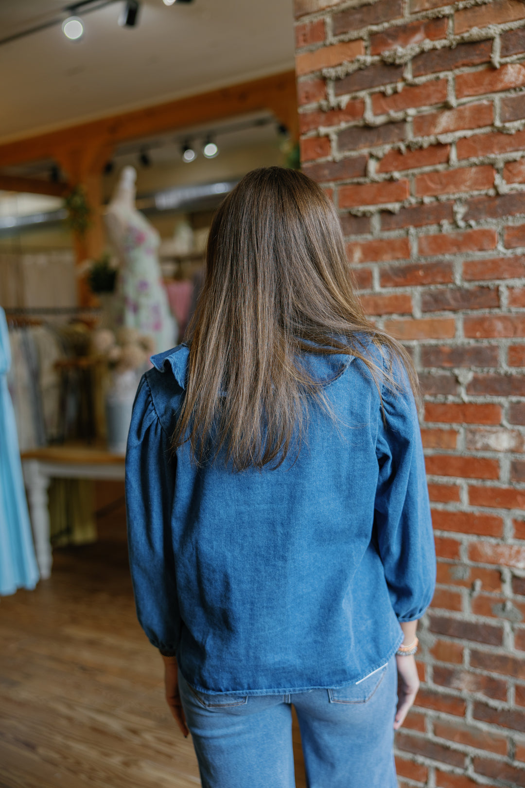 Dana Denim Top