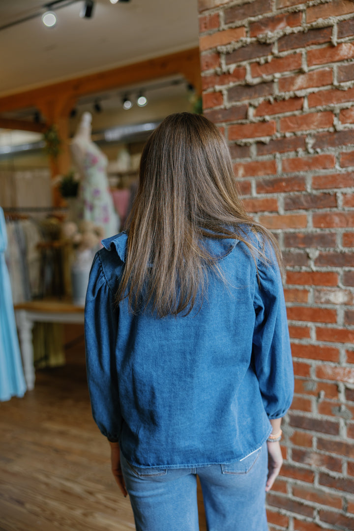 Dana Denim Top