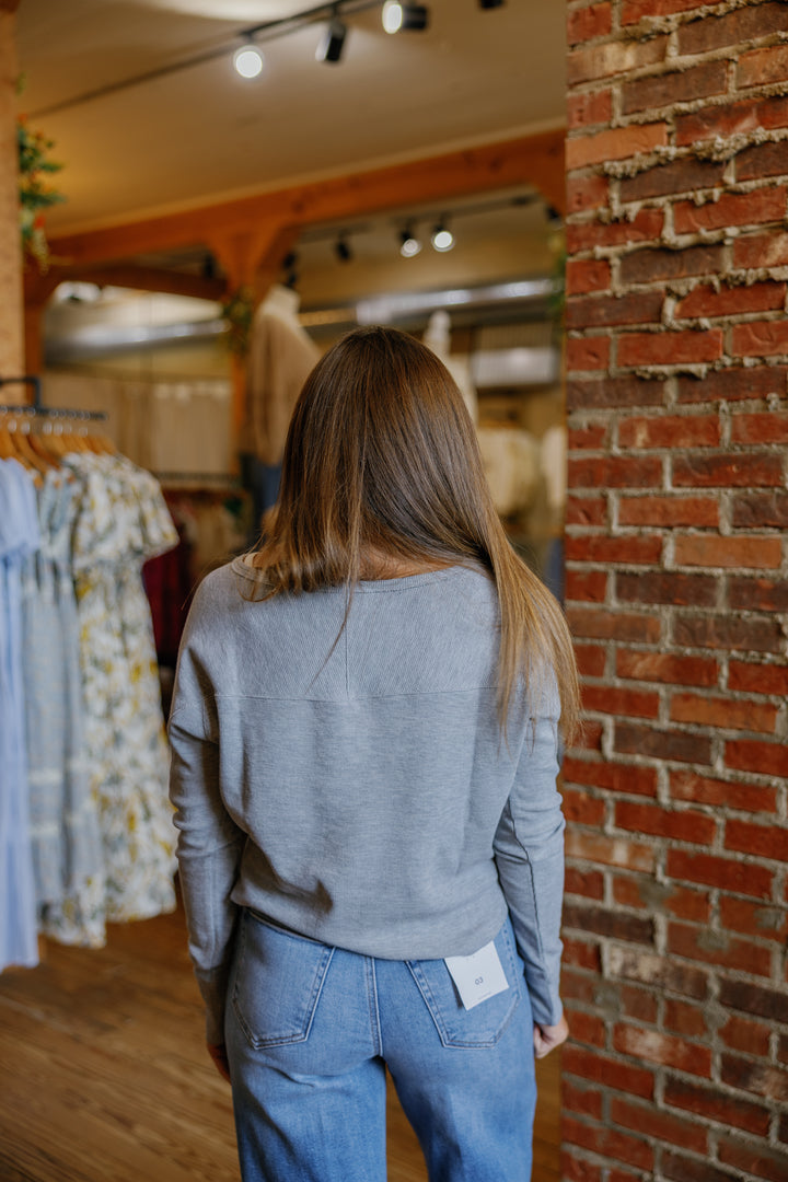 Sammie Top - Heather Gray