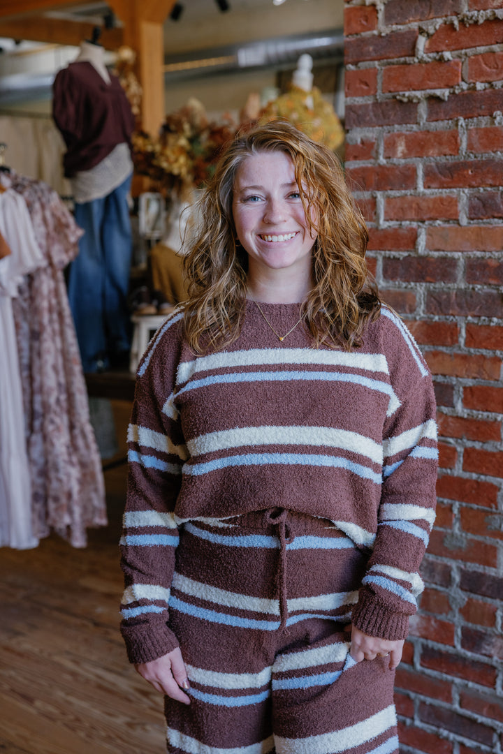 Cozy Striped Knit Sweater