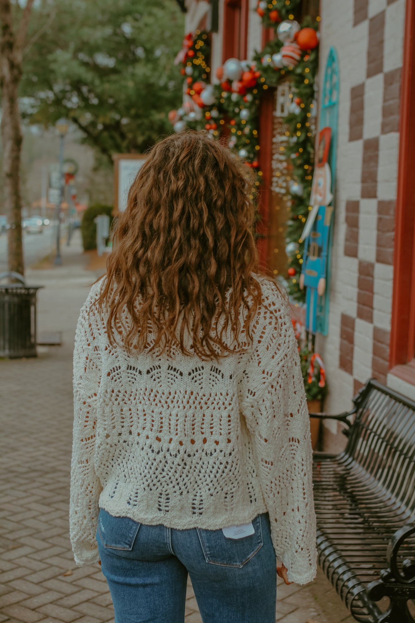 Cassie Crochet Sweater