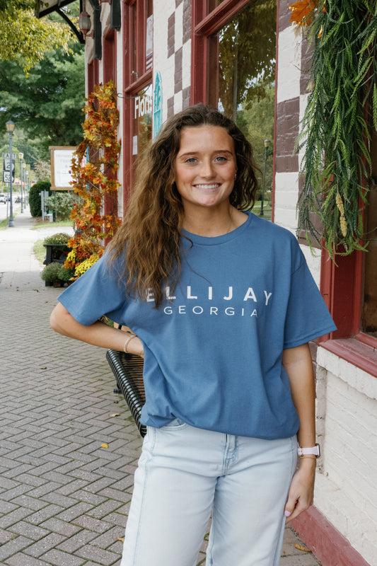 Ellijay Georiga Tee - Blue