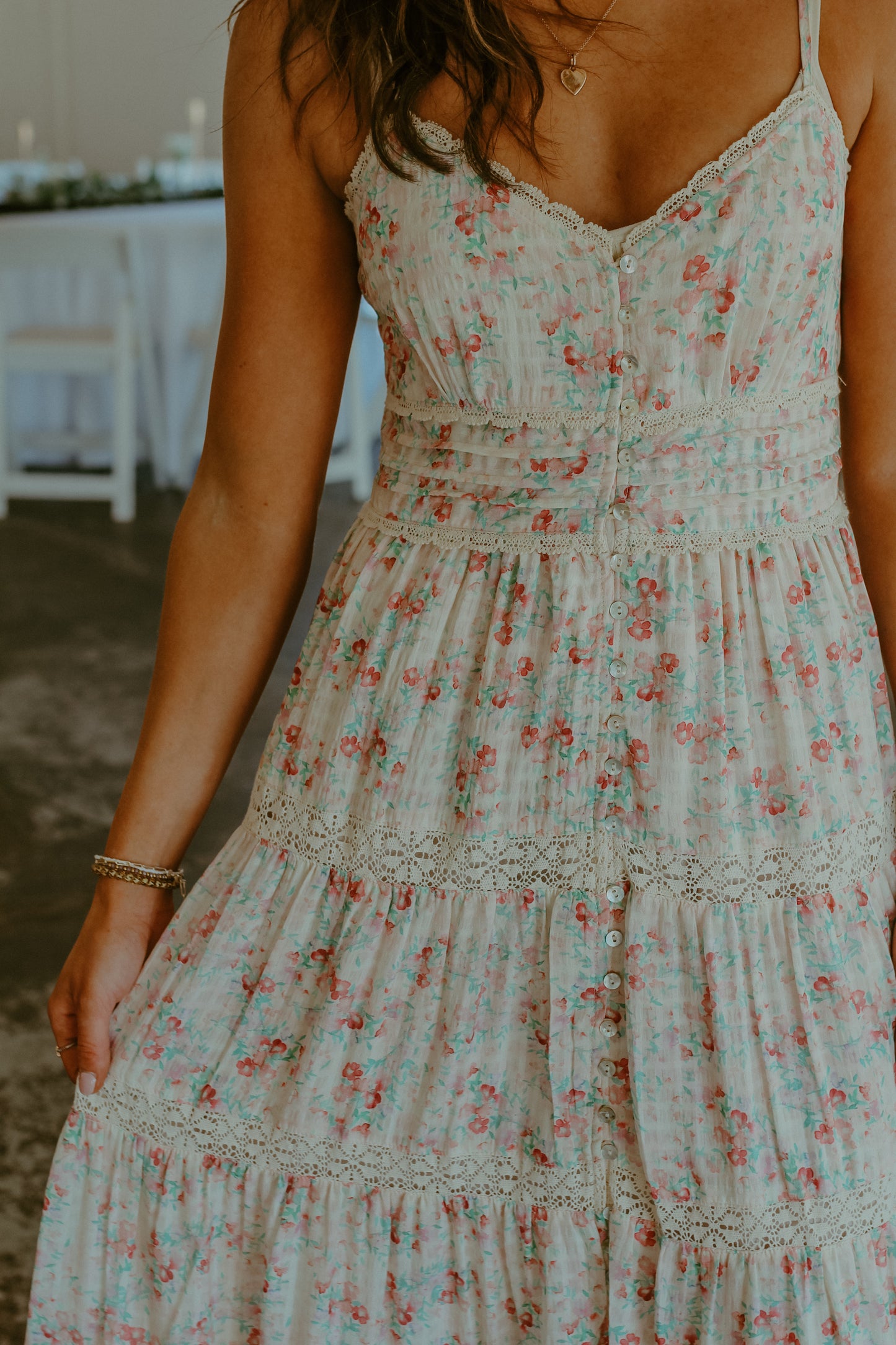 Spring Ditzy Midi Dress