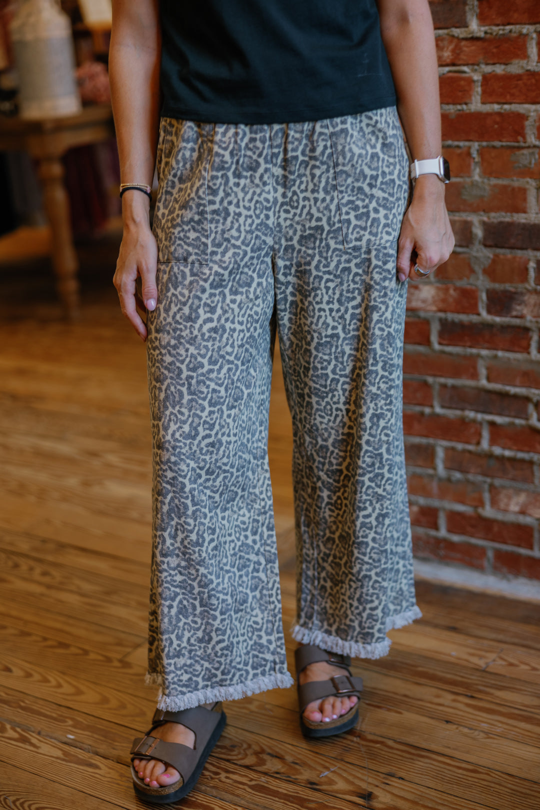 Abby Leopard Pants