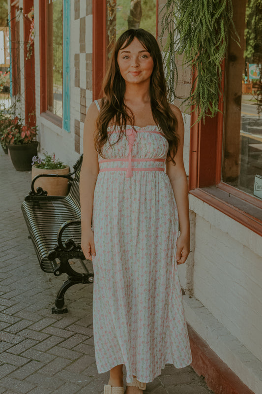 Kylan Midi Dress - Pink
