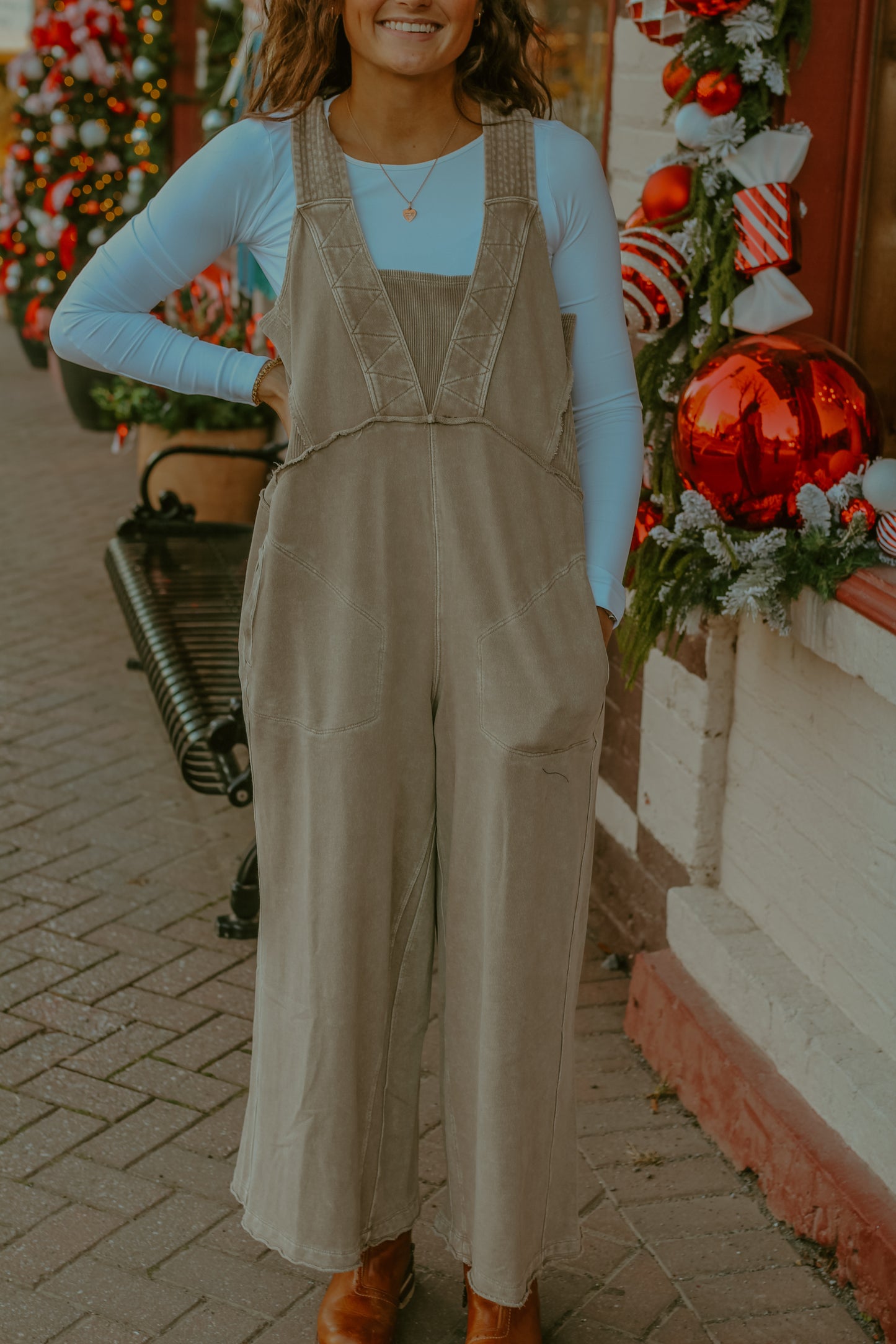 Rylee Jumpsuit - Mocha