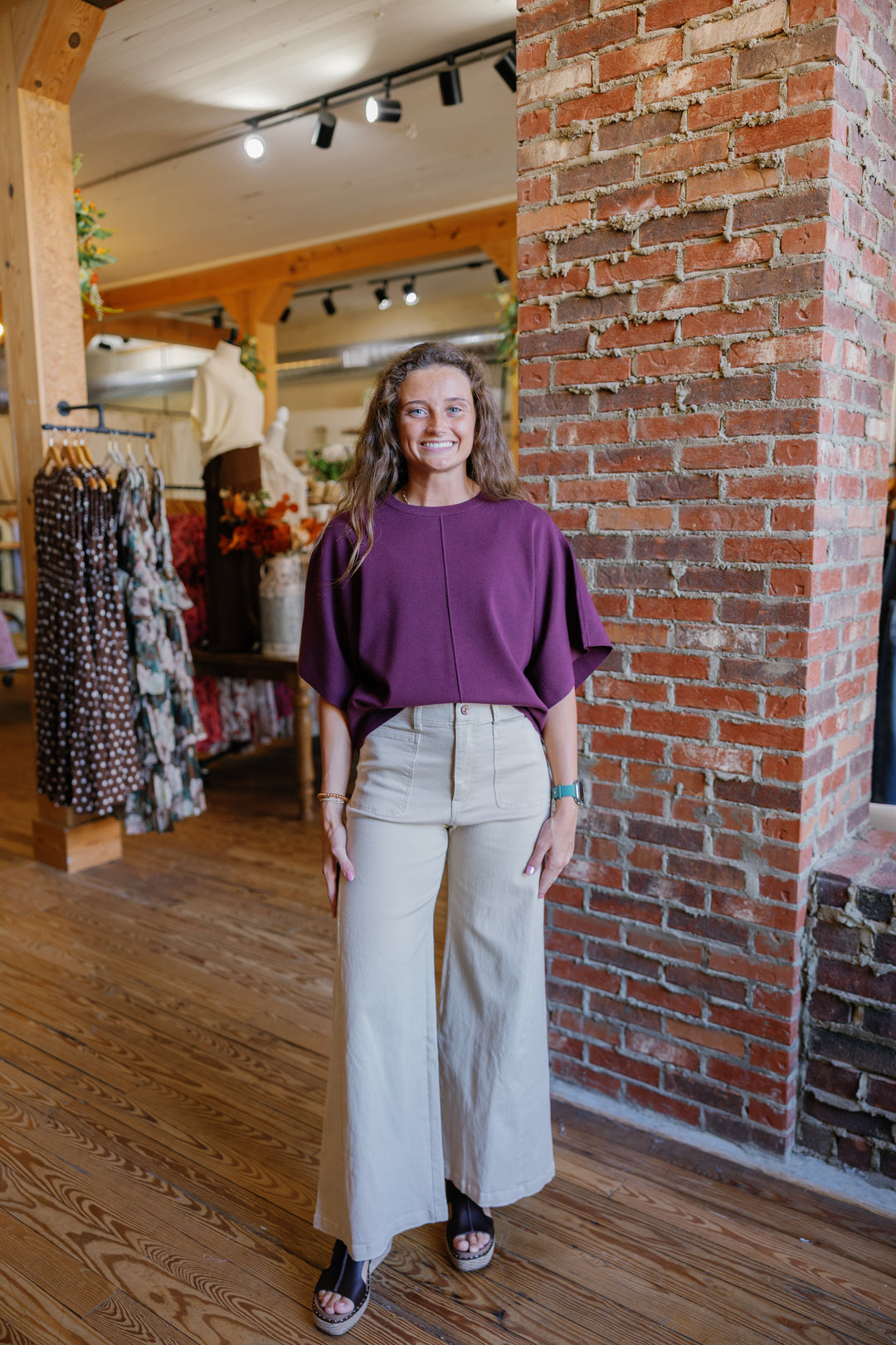 Emma Pants - Ecru