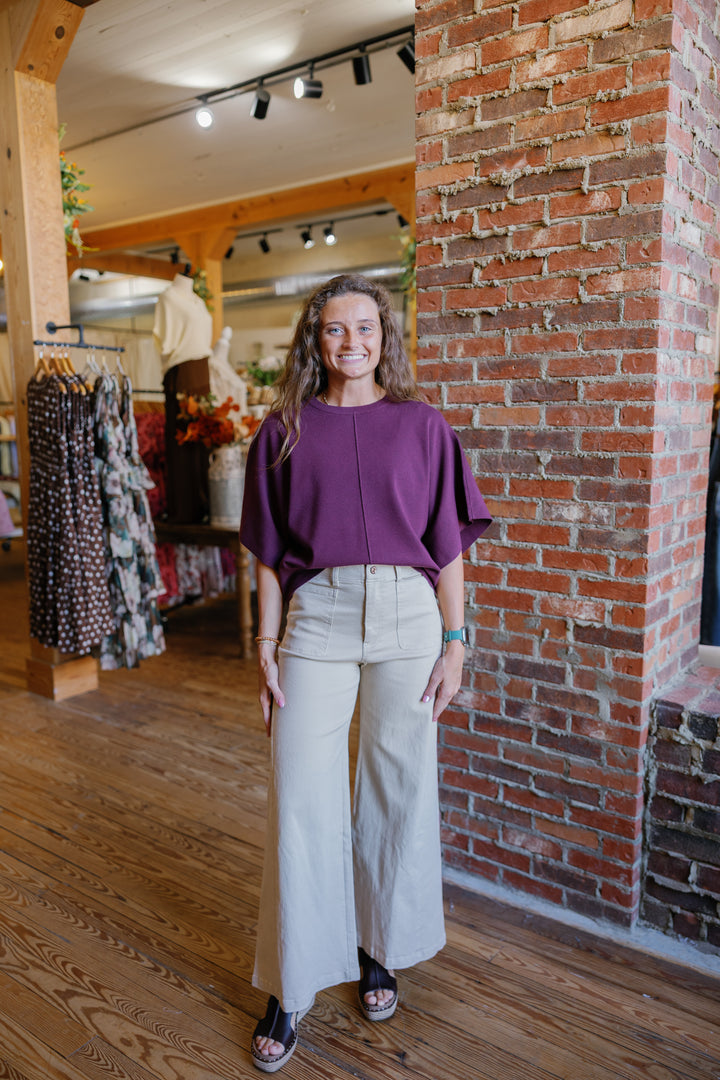 Emma Pants - Ecru