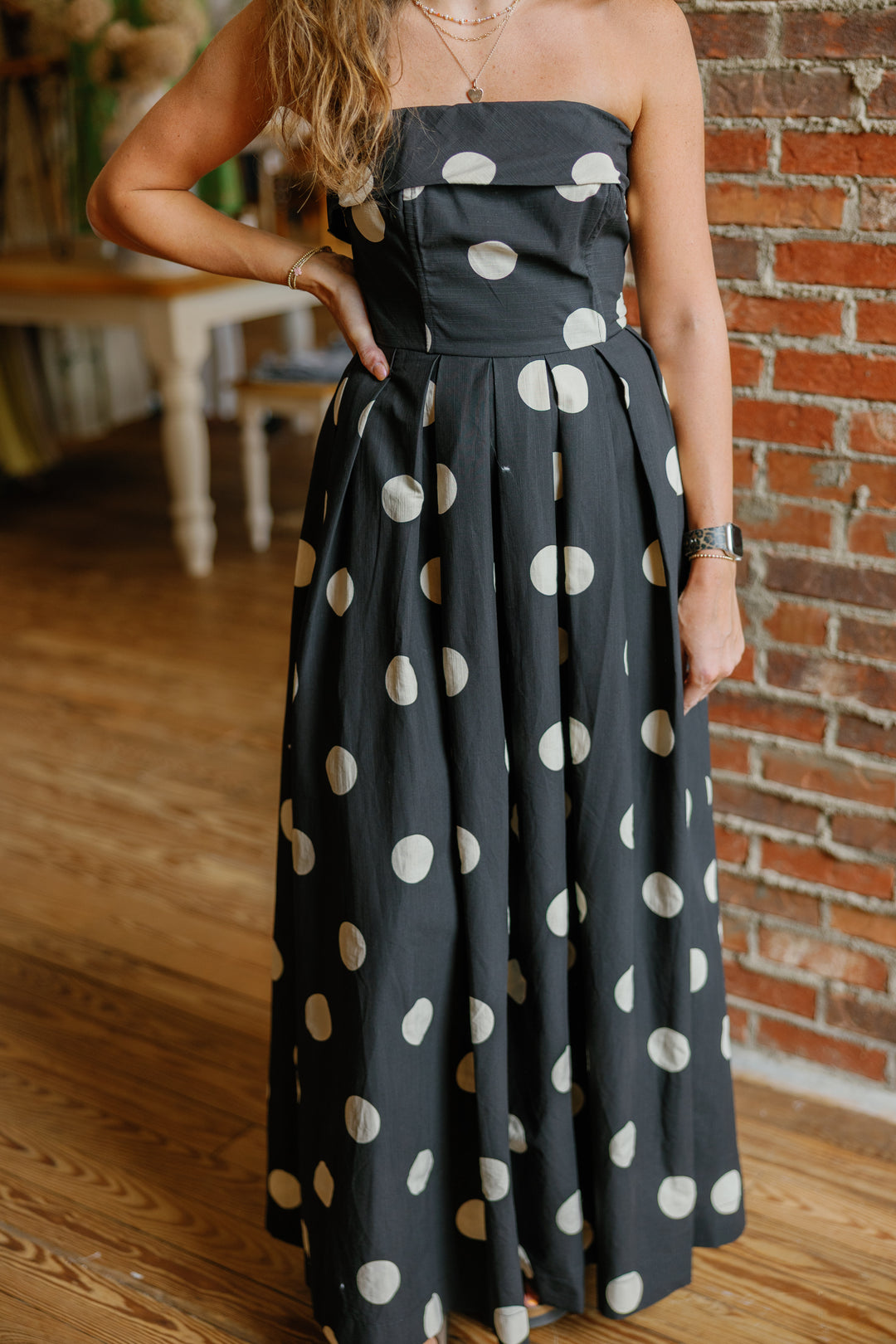 Leah Midi Dress - Black