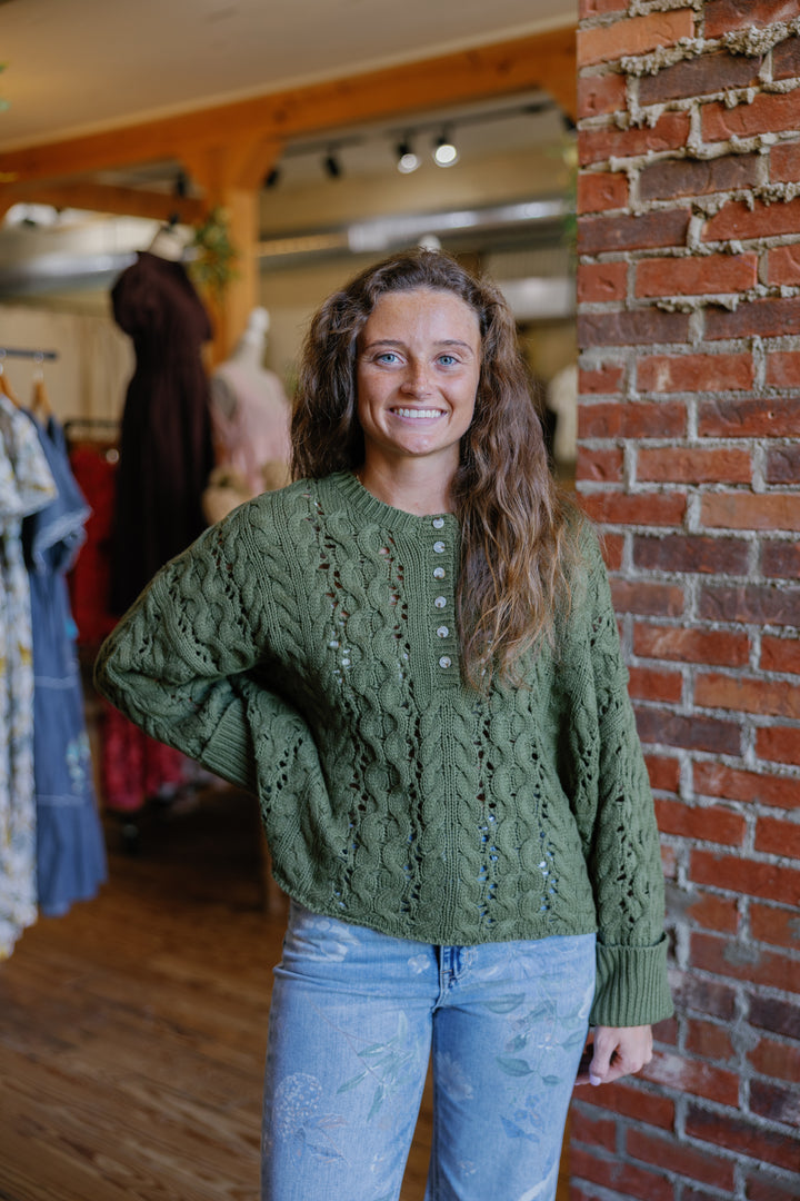 Baylee Top - Olive