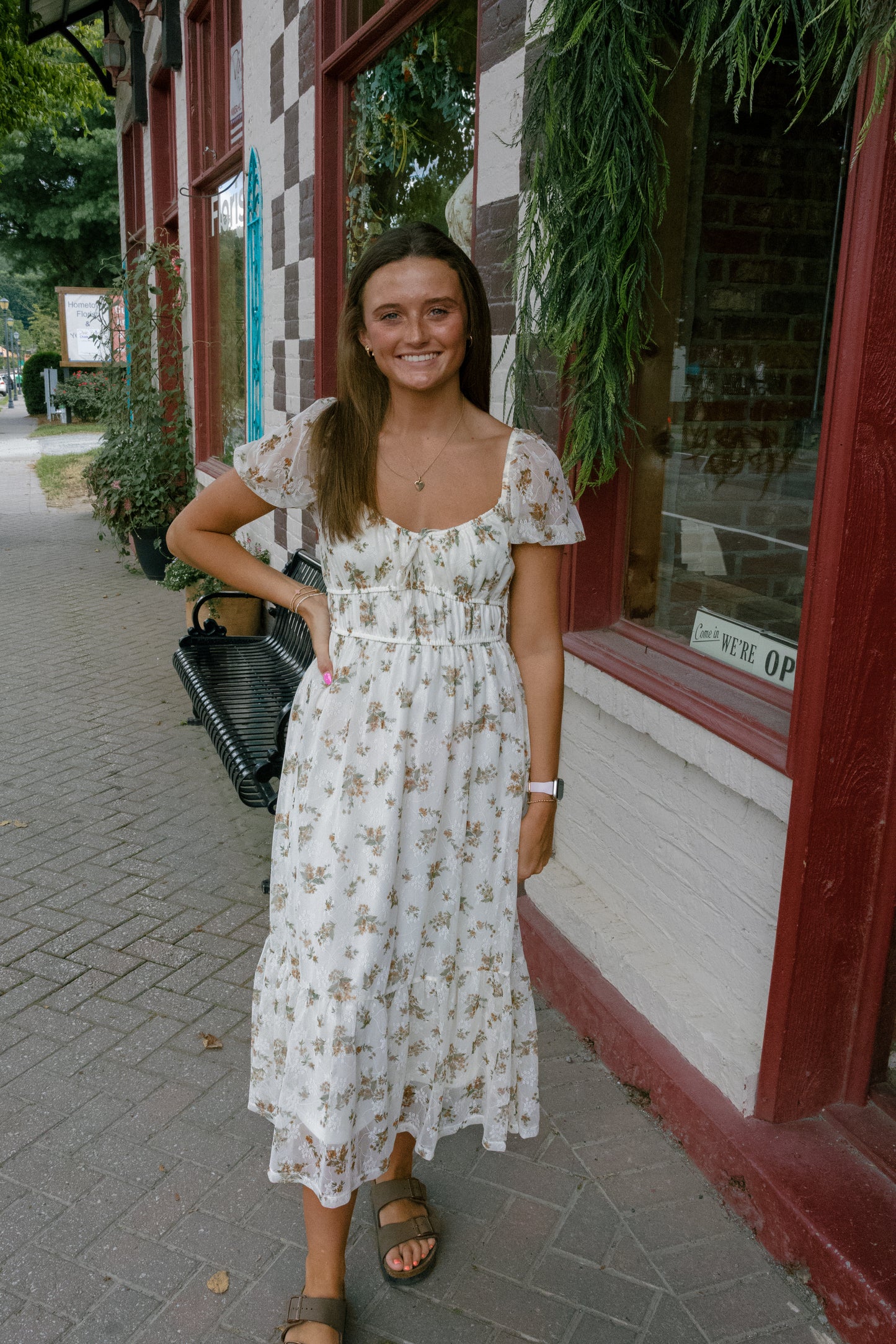 Juliet Midi Dress - Cream
