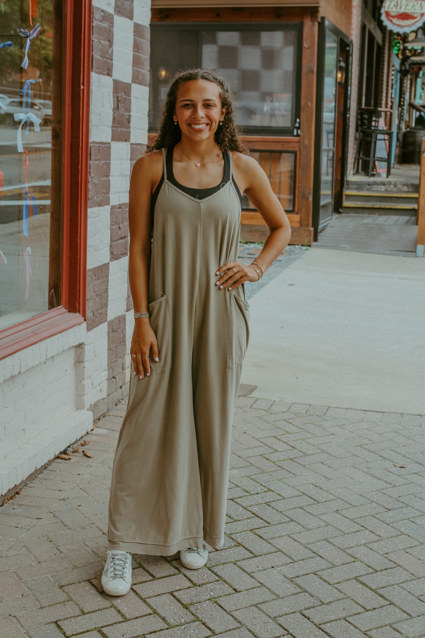 Just You Jumpsuit - Light Mocha