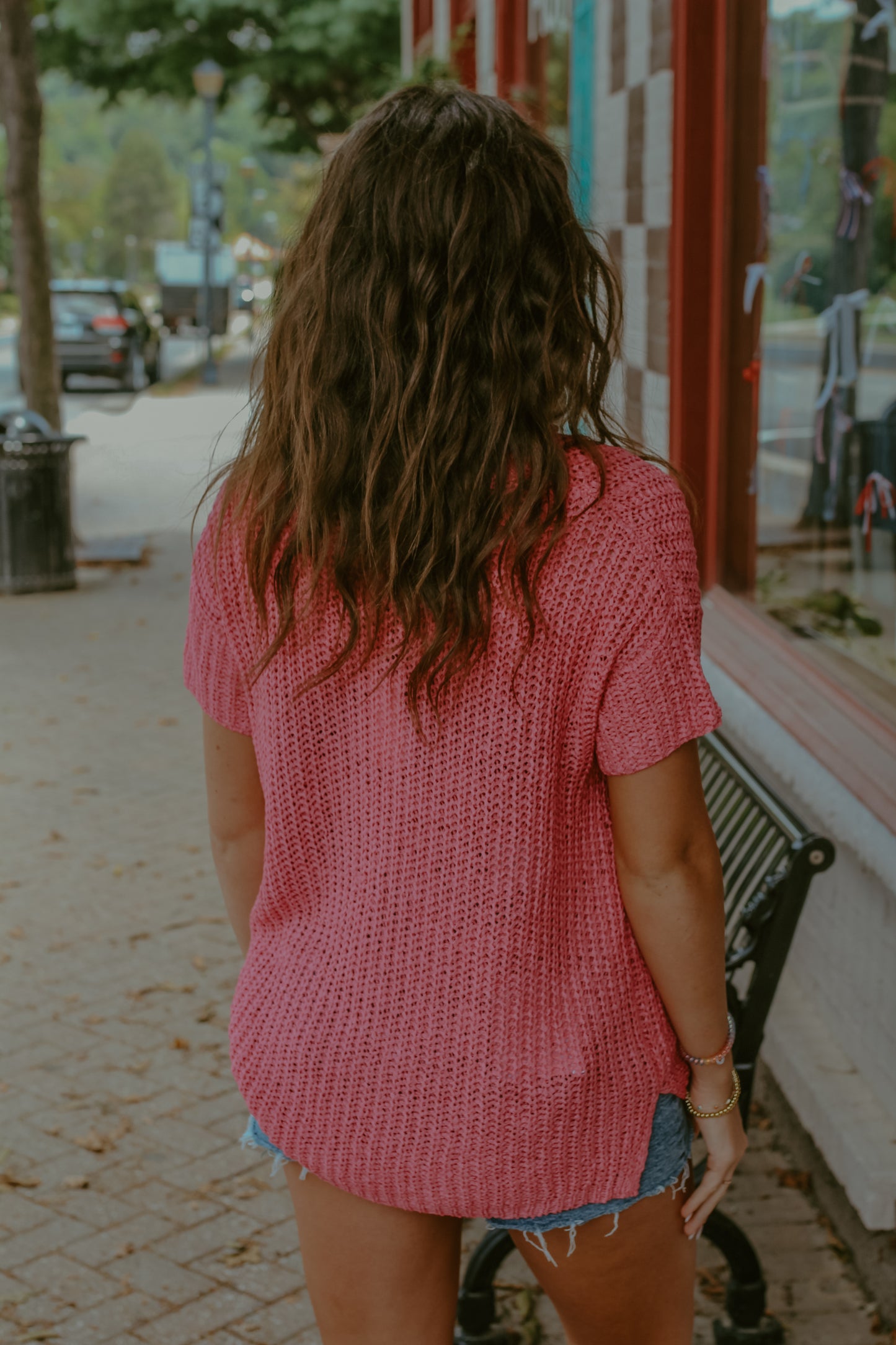 Lydia Lightweight Sweater - Fuchsia