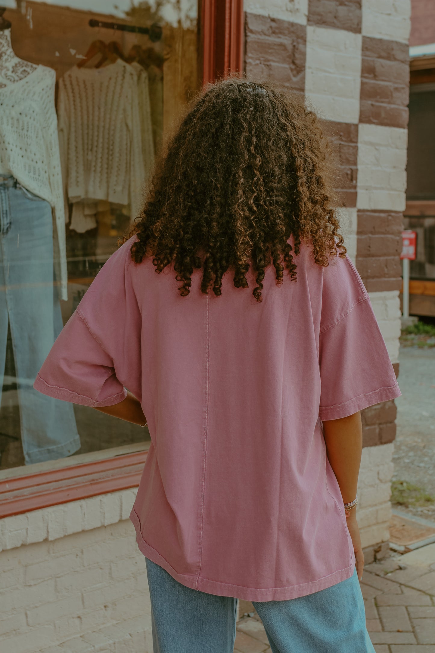 Piper Pocket Tee - Pink