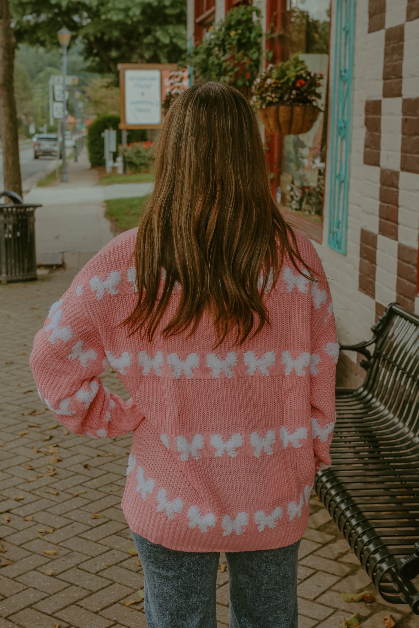 Better In Bows Sweater Top - Pink