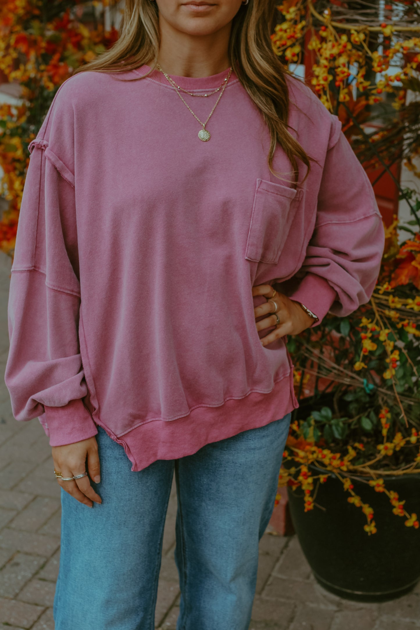 Brooke Pullover Top - Orchid