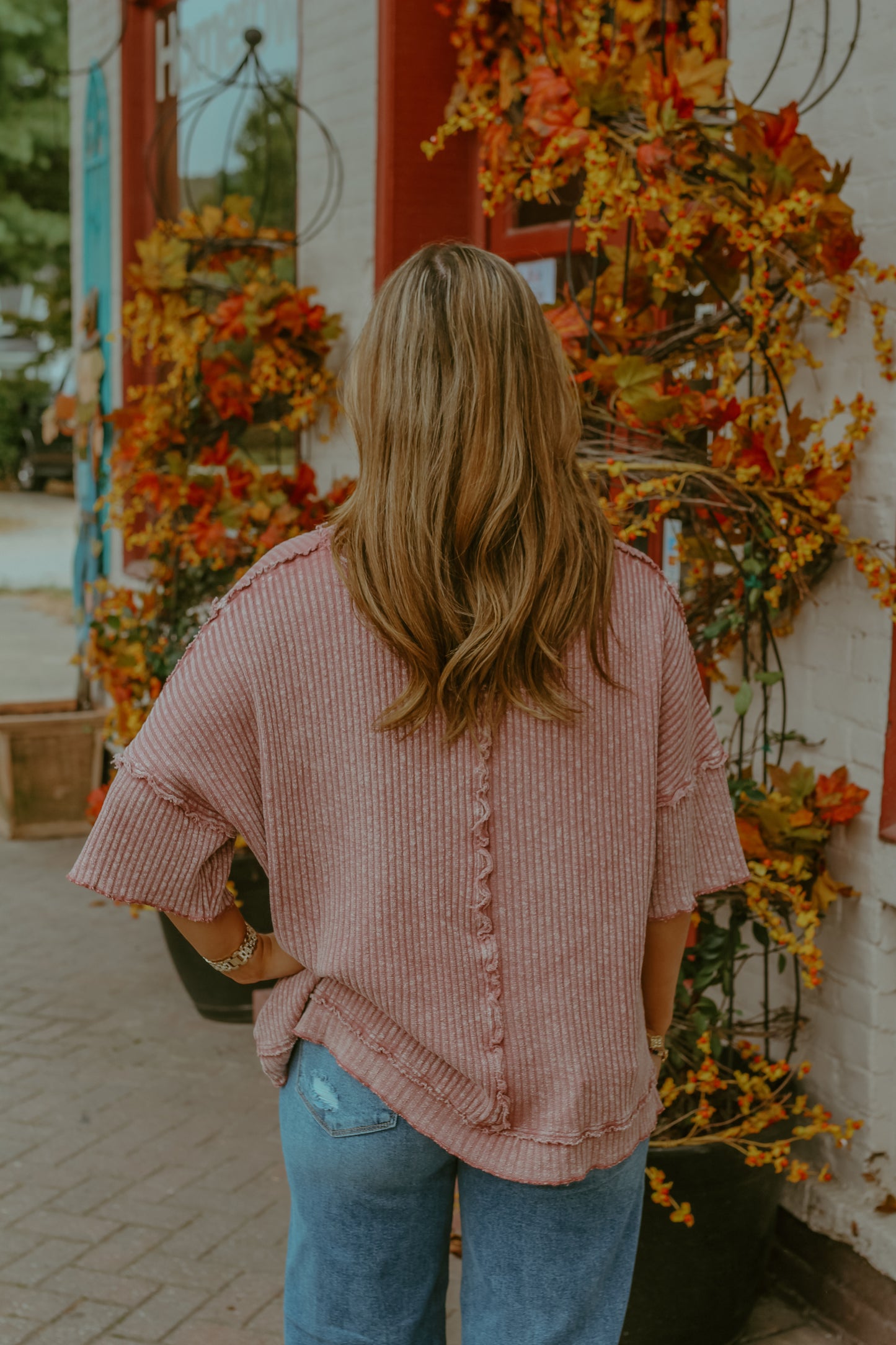 Macy Knitted Top - Plum