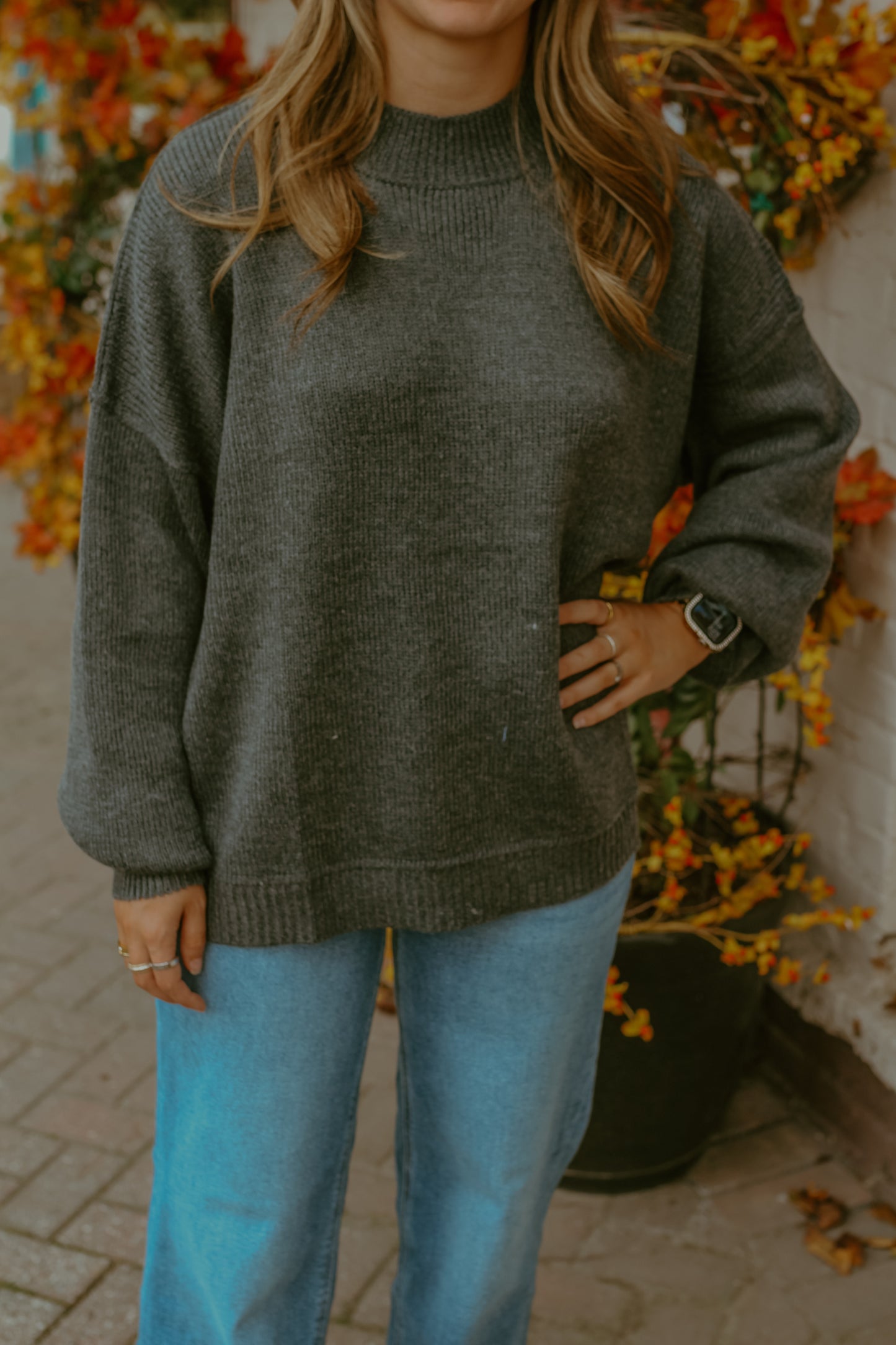 Callie Sweater - Charcoal